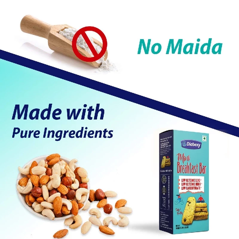 Diabexy Mini Breakfast Bar, 100 g-3.webp